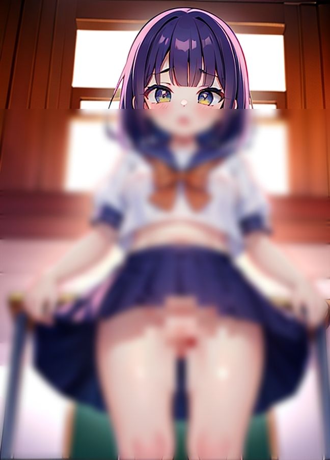 学級委員がクソ変態露出「みんなにみてもらいたいの！」 サンプル2ページ目
