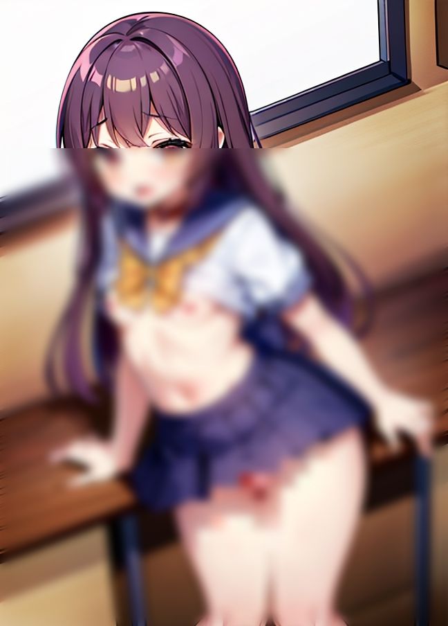 学級委員がクソ変態露出「みんなにみてもらいたいの！」 サンプル4ページ目