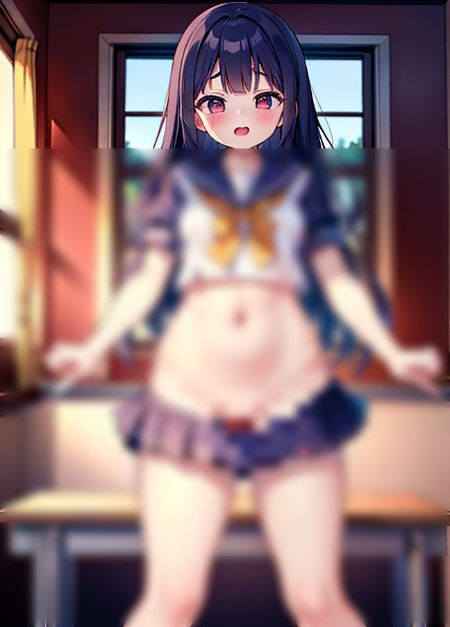 学級委員がクソ変態露出「みんなにみてもらいたいの！」 サンプル6ページ目