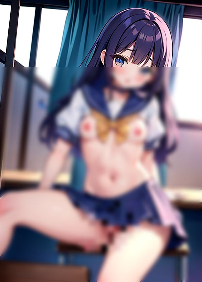 学級委員がクソ変態露出「みんなにみてもらいたいの！」 サンプル8ページ目