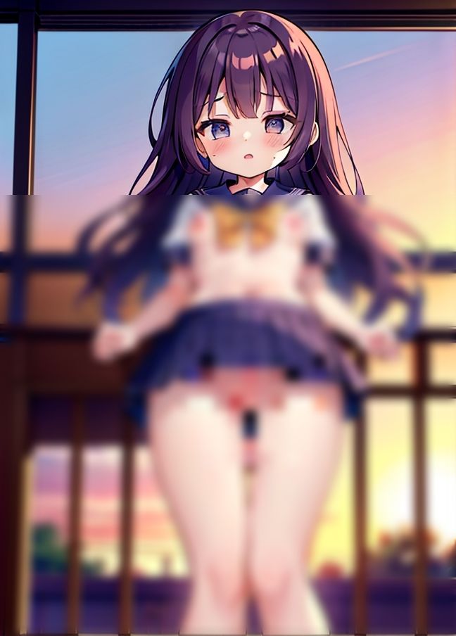 ソフトエッチな女の子「露出するだけだから！」 サンプル1ページ目