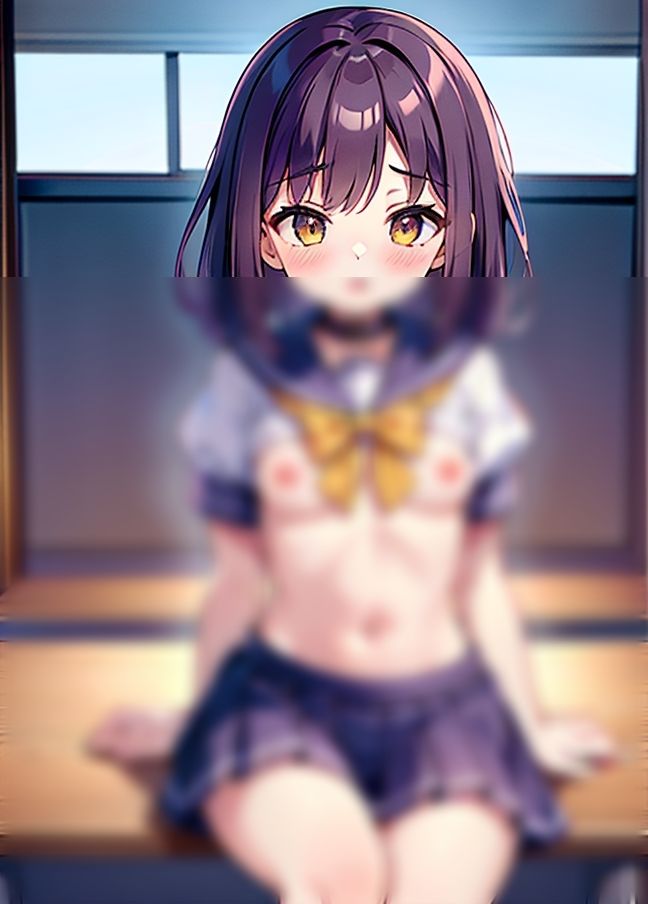 ソフトエッチな女の子「露出するだけだから！」 サンプル2ページ目