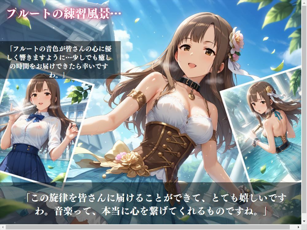 「フルート奏者の秘め事」あなただけに贈る、ゆかりの甘美なメロディー サンプル3ページ目