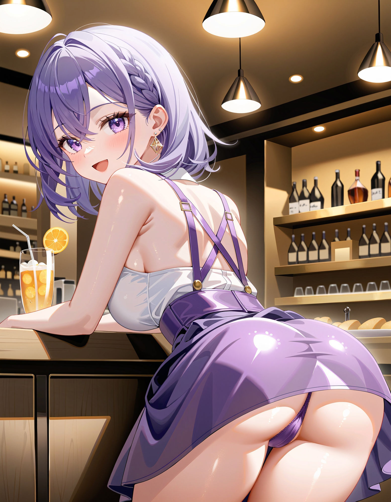 ぱんちらレストラン〜ウエイトレスの前かがみパンチラ編〜 サンプル2ページ目