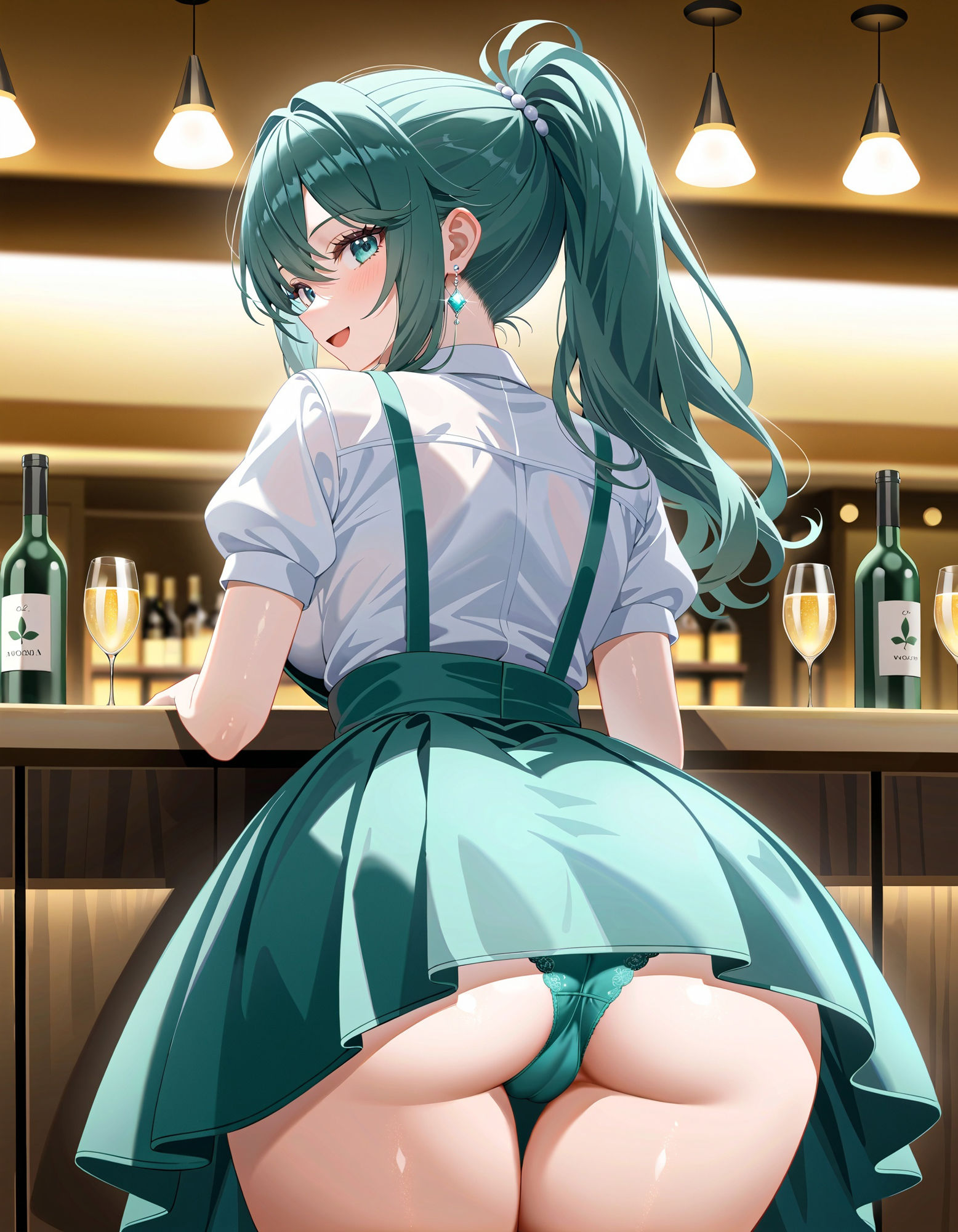 ぱんちらレストラン〜ウエイトレスの前かがみパンチラ編〜 サンプル3ページ目