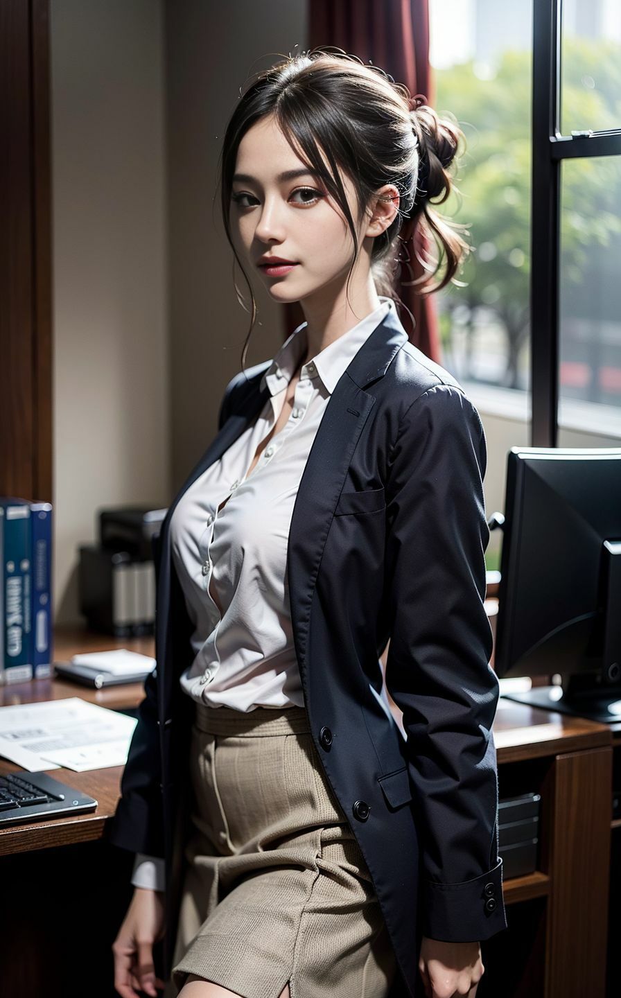 働く女子 OLさん（1） サンプル2ページ目