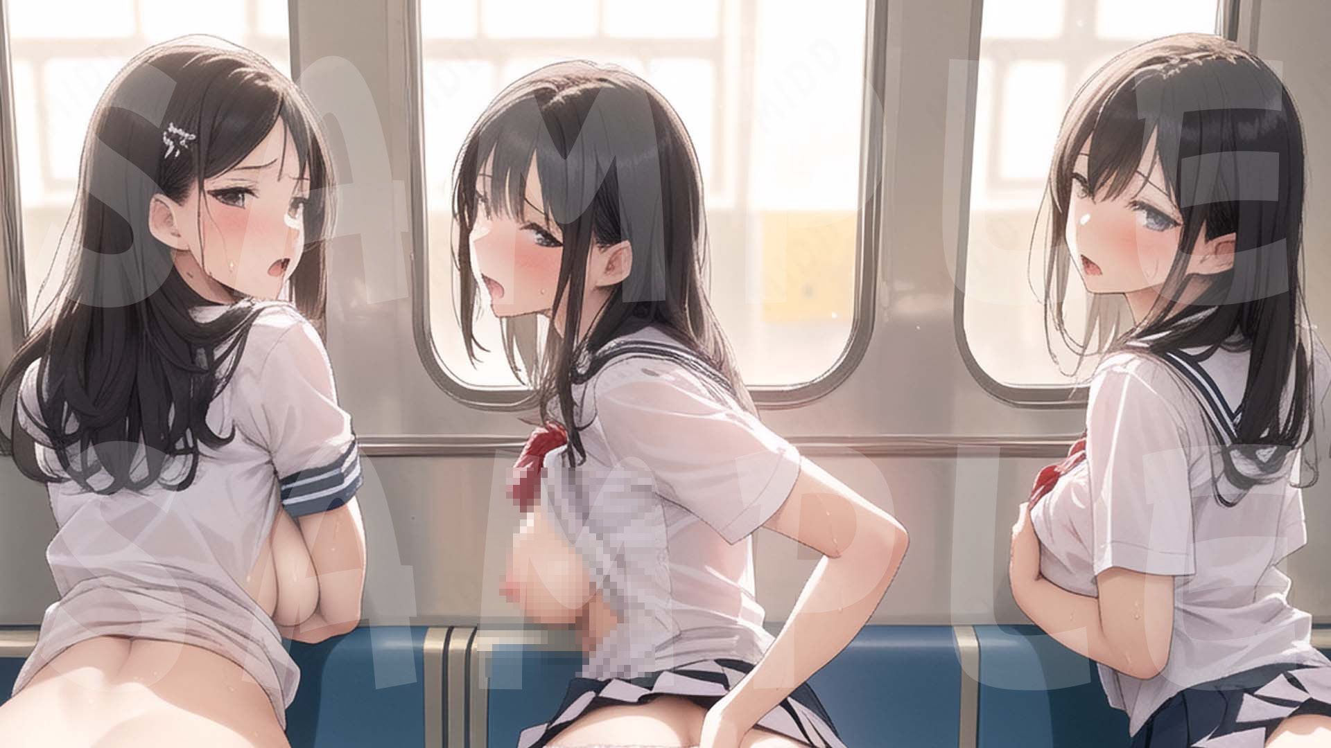 秘密の制服電車 「あのぉ 次は 私も、いいですか？」vol.11 サンプル5ページ目
