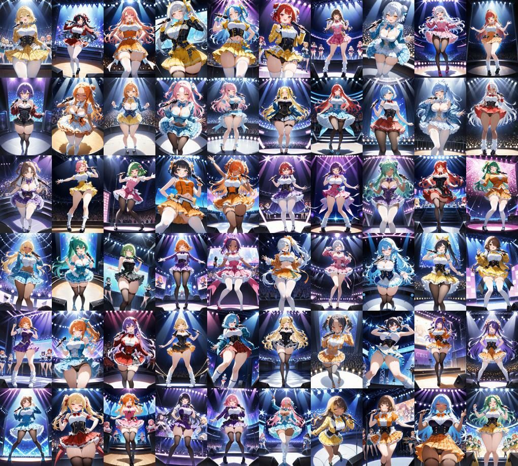 60キャラ アイドル 即オチ2コマ サンプル10ページ目
