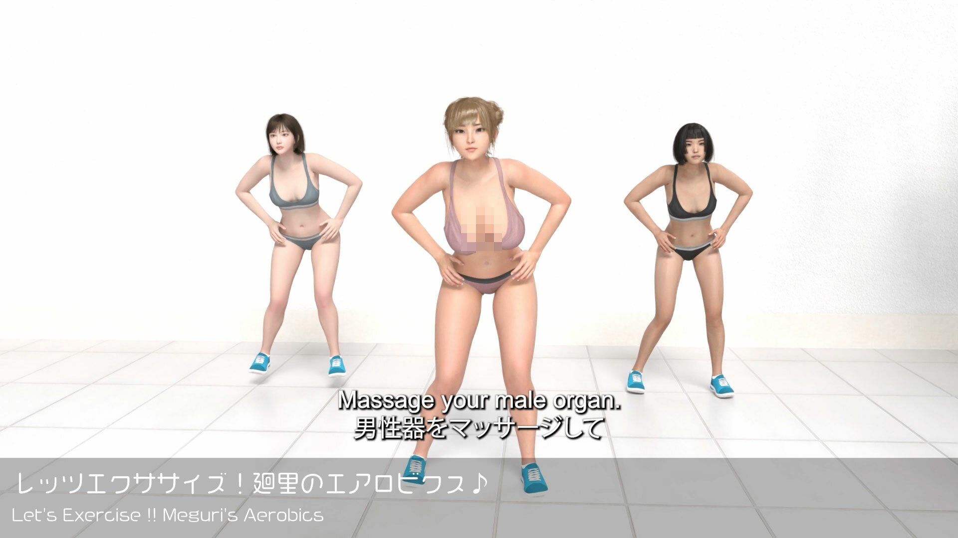 廻里のエアロビクス＃001-English［変態ニュースジャパンの1コーナー］ サンプル3ページ目