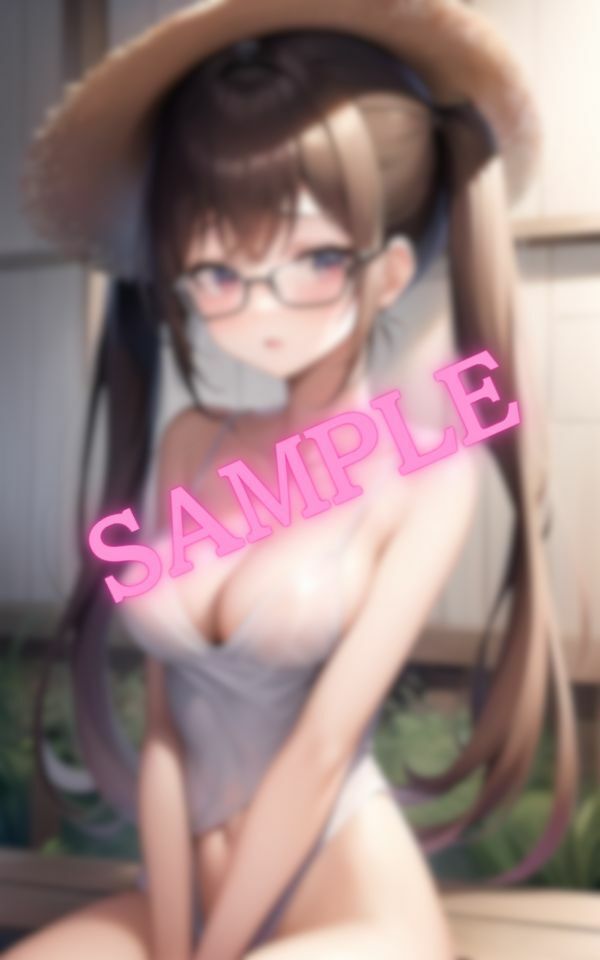 麦わら帽子に全裸【ギャップが凄くてエロい美女】 サンプル2ページ目
