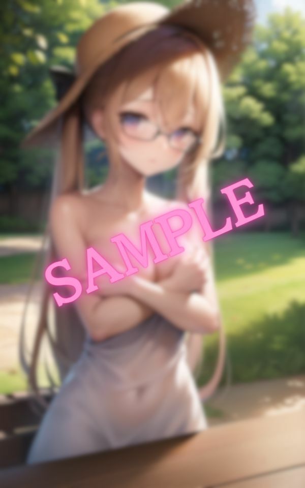 麦わら帽子に全裸【ギャップが凄くてエロい美女】 サンプル9ページ目