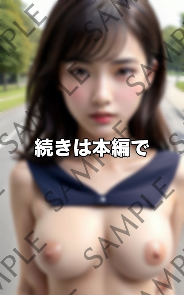 大ボリューム！圧倒的美少女のどこでも露出おっぱい サンプル8ページ目