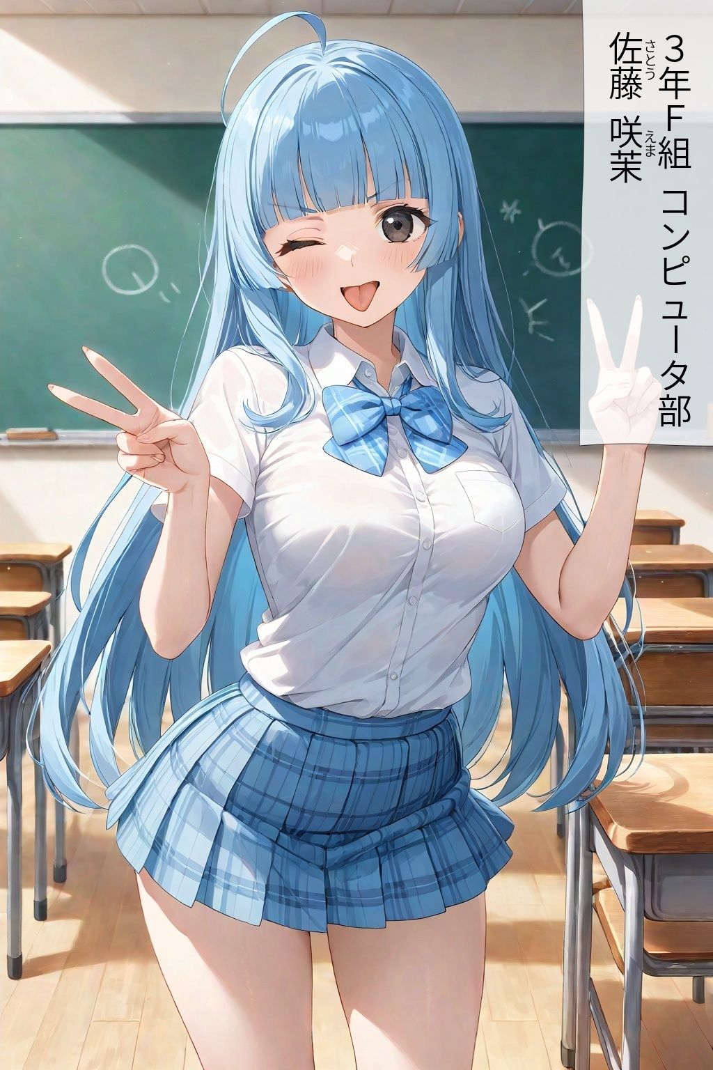 60キャラ 制服JK 即オチ2コマ 7b5g サンプル7ページ目