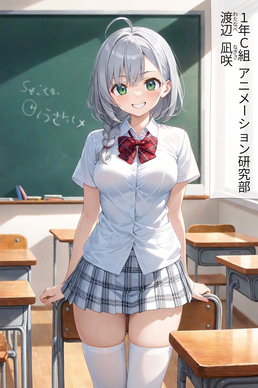 60キャラ 制服JK 即オチ2コマ 7b5g サンプル9ページ目