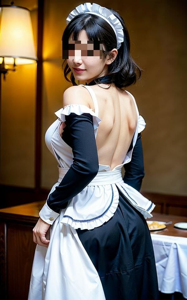 むっちり巨乳お姉さんがおねだり。見返りメイドが老舗のお店で本気を見せつけてきた！！！ サンプル2ページ目
