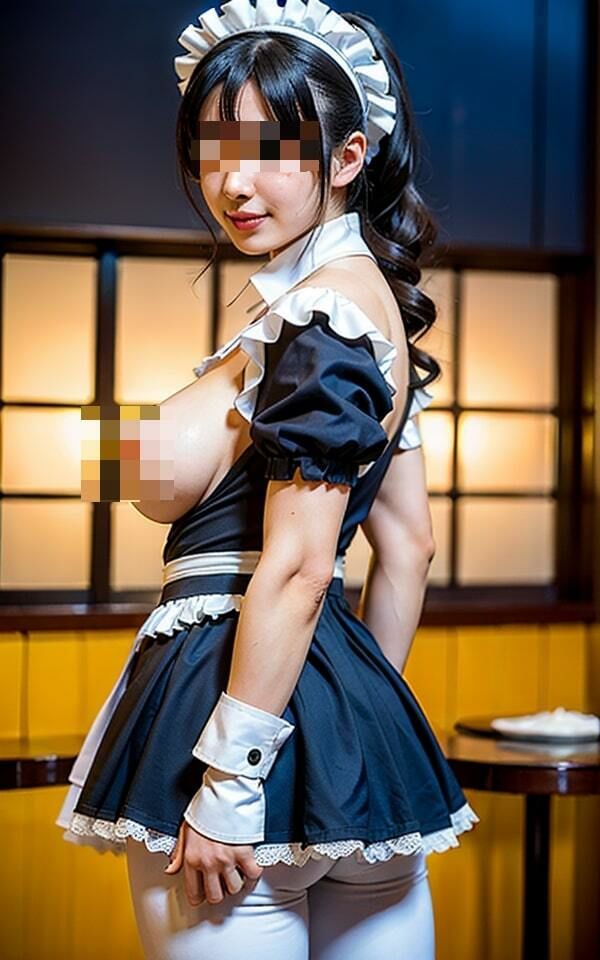 むっちり巨乳お姉さんがおねだり。見返りメイドが老舗のお店で本気を見せつけてきた！！！ サンプル4ページ目