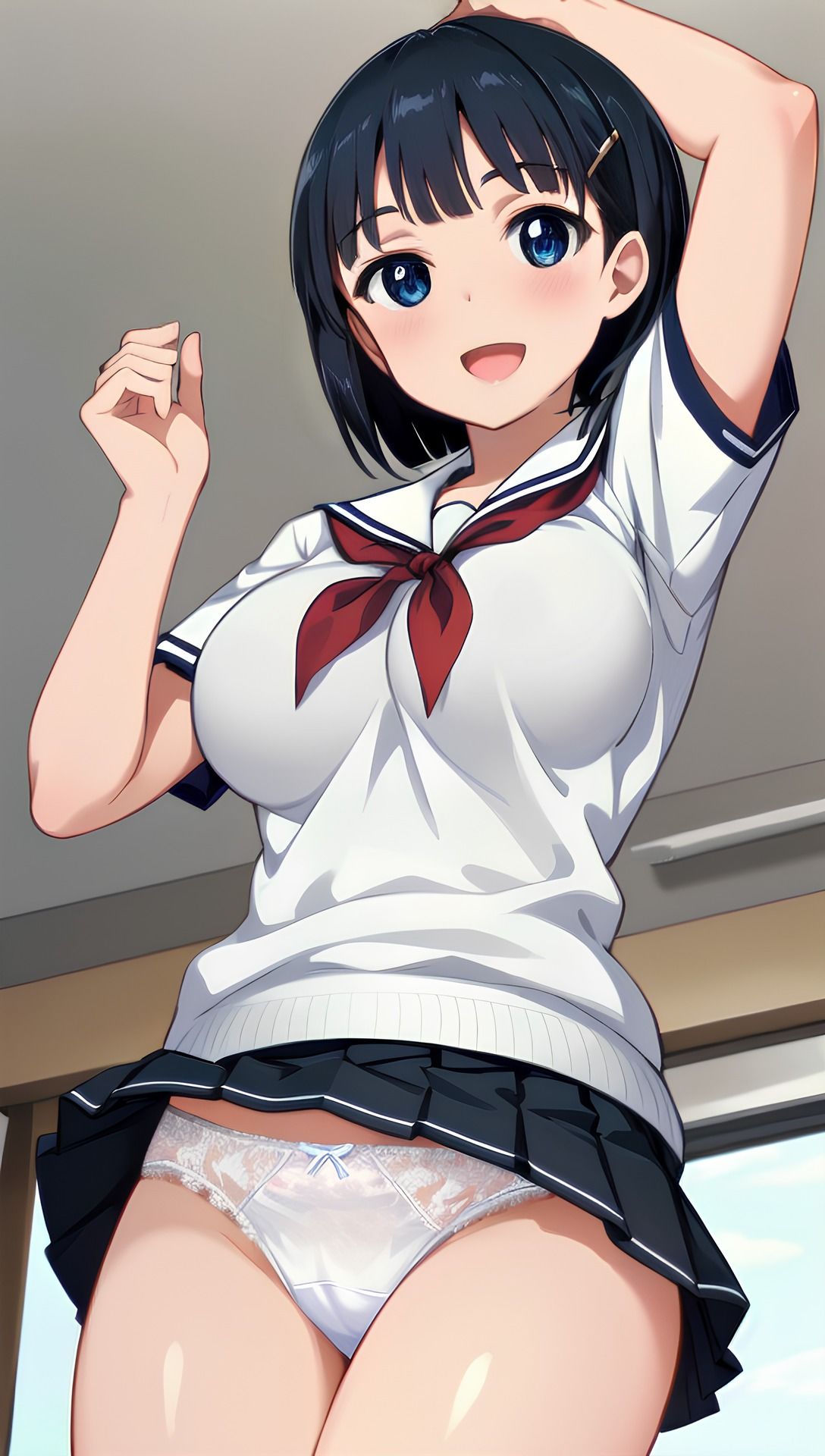 でか乳女子〇生 サンプル1ページ目