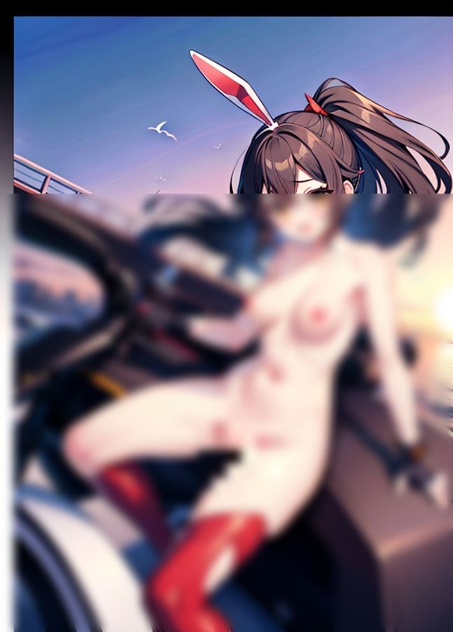 バニーガールはバイクでイキたい！「バイクの振動が気持ちいい」 サンプル1ページ目