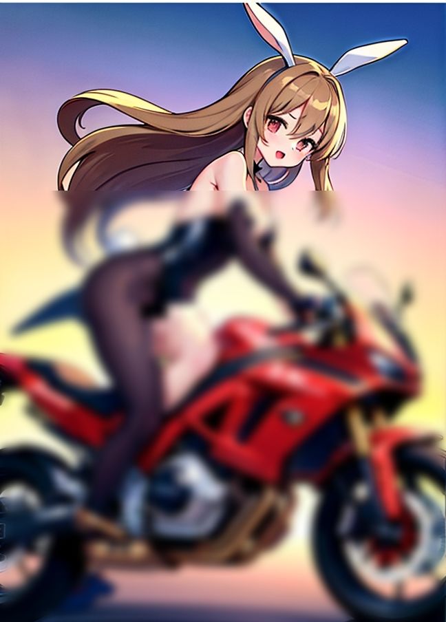 バニーガールはバイクでイキたい！「バイクの振動が気持ちいい」 サンプル3ページ目