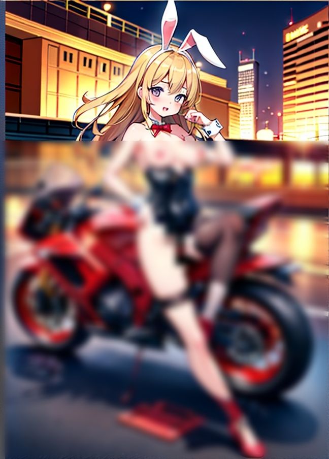 バニーガールはバイクでイキたい！「バイクの振動が気持ちいい」 サンプル6ページ目