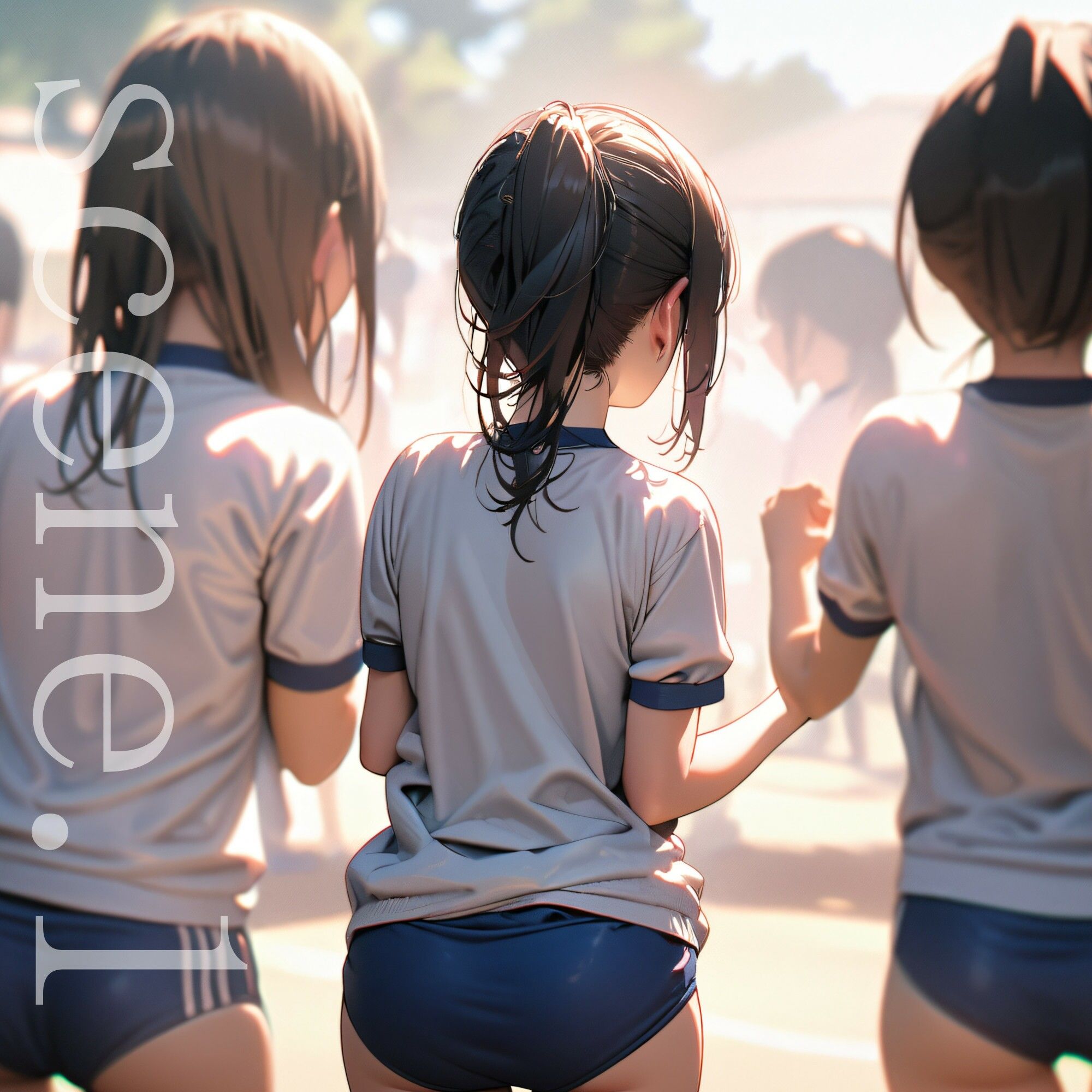 スポーツ少女【ブルマー編】 サンプル2ページ目