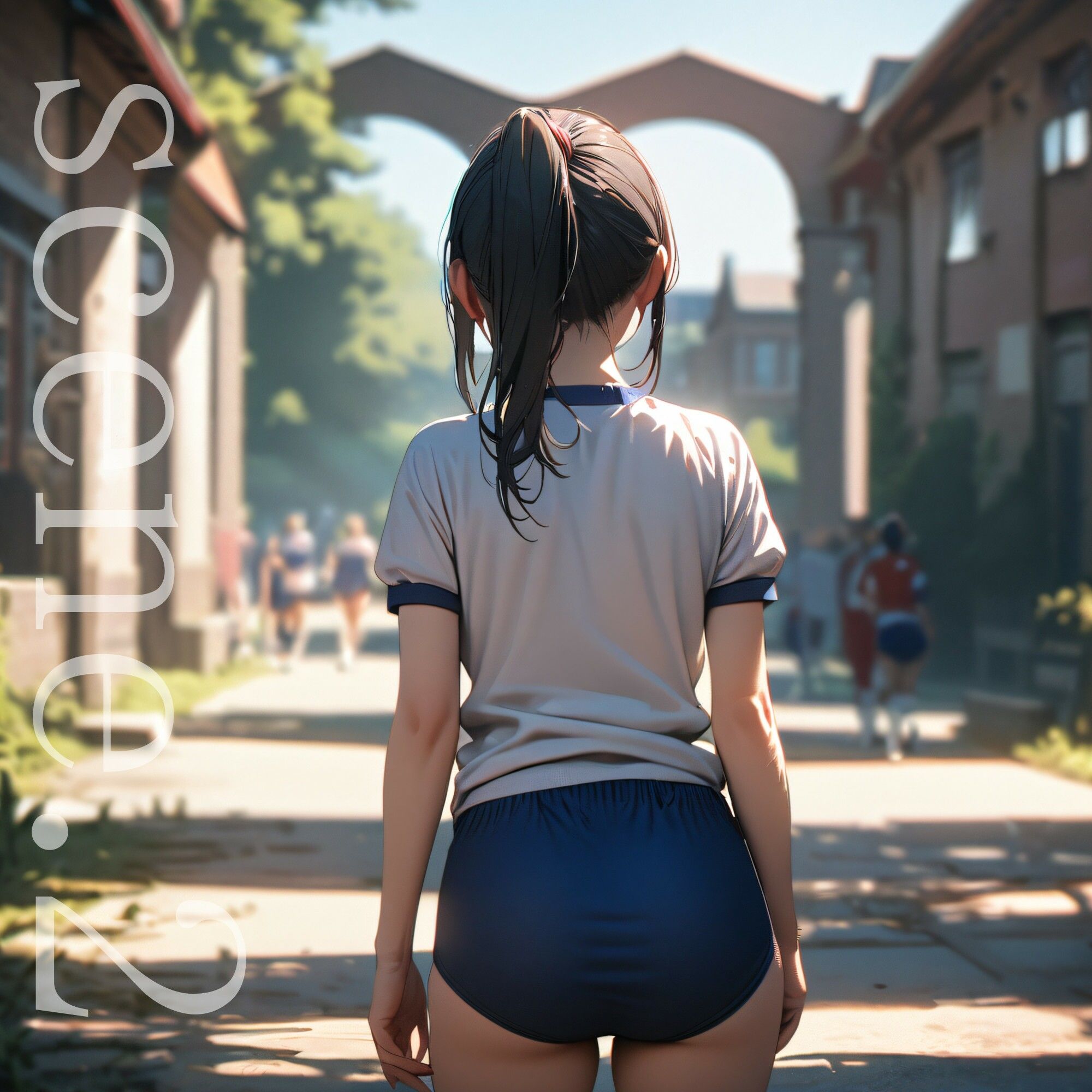スポーツ少女【ブルマー編】 サンプル4ページ目