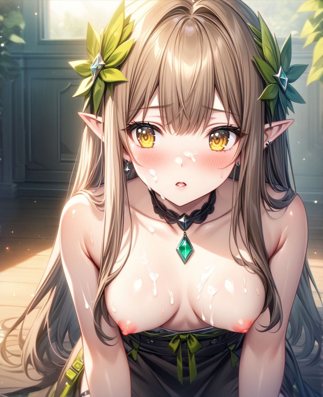 美少女〇〇まみれ・ミ〇ルジス（アークナイツ） サンプル9ページ目