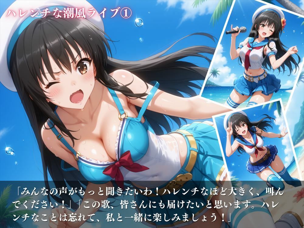 「潮風のハレンチシーサイド」〜ハレンチなメロディを添えて〜 サンプル2ページ目
