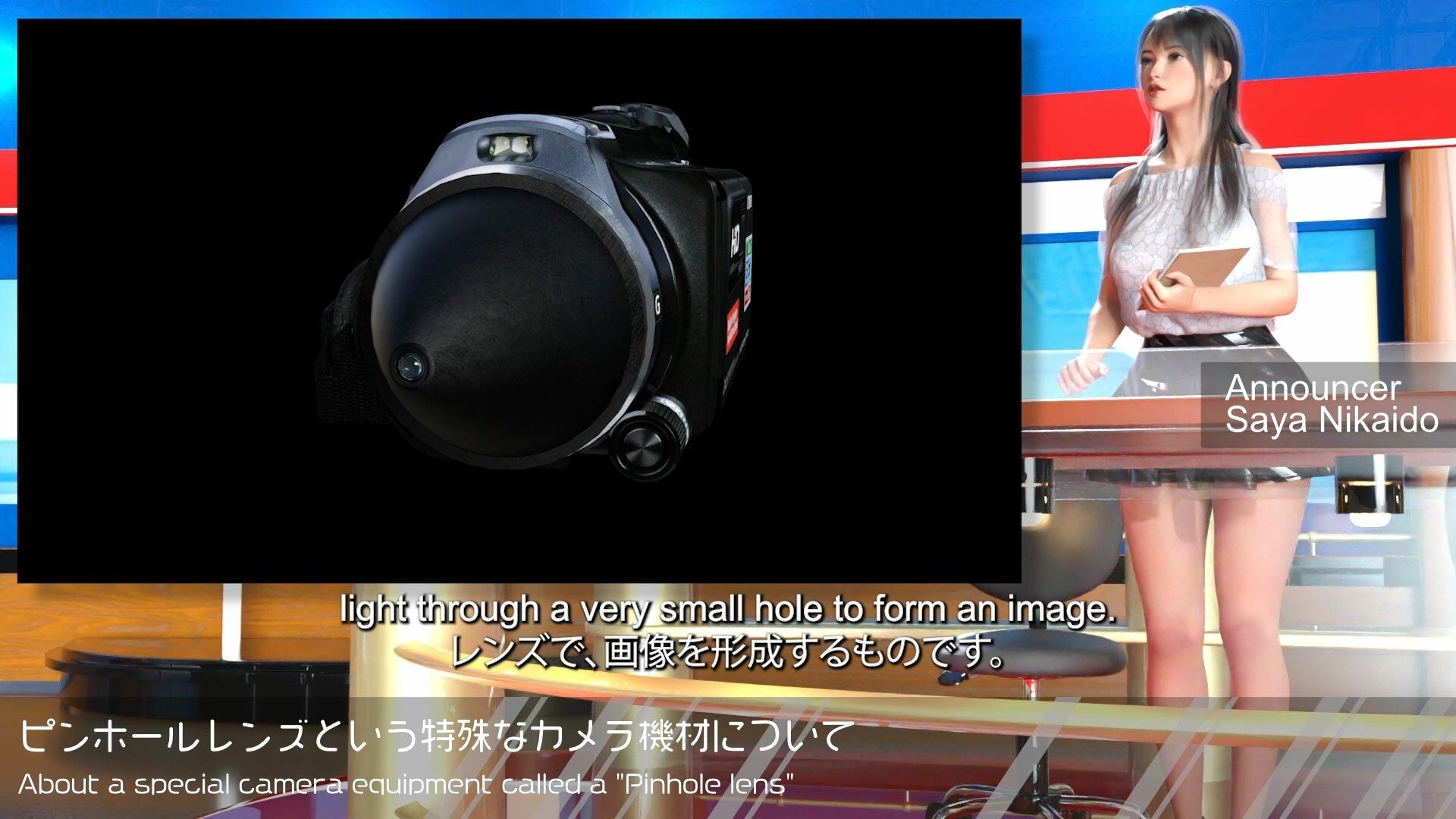 Let’s Speak English！！二階堂沙耶アナウンサーの変態ニュースジャパン（Hentai News Japan）＃008［ピンホールレンズについて］ サンプル5ページ目