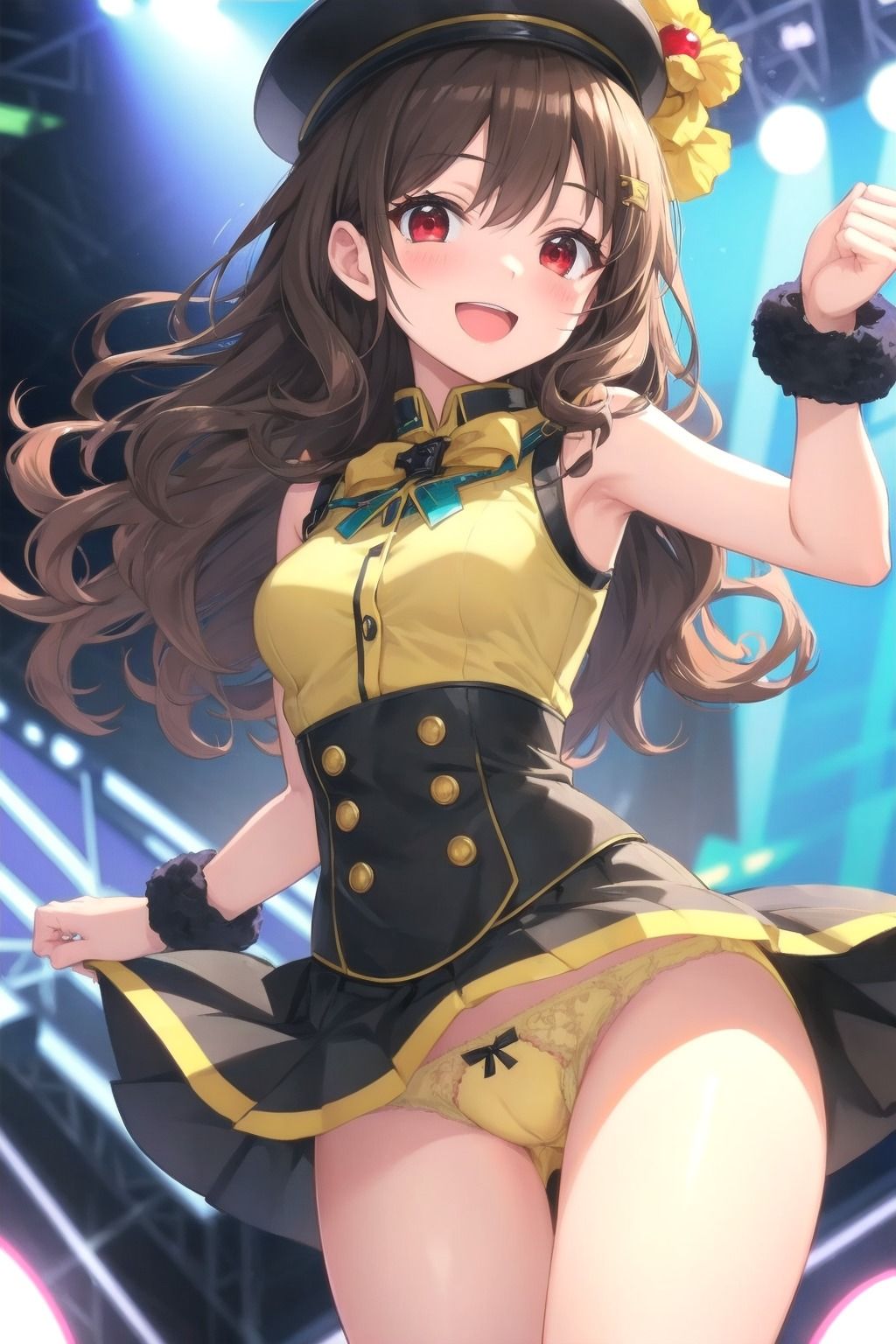 パンチラアイドル！黄衣装編 サンプル1ページ目