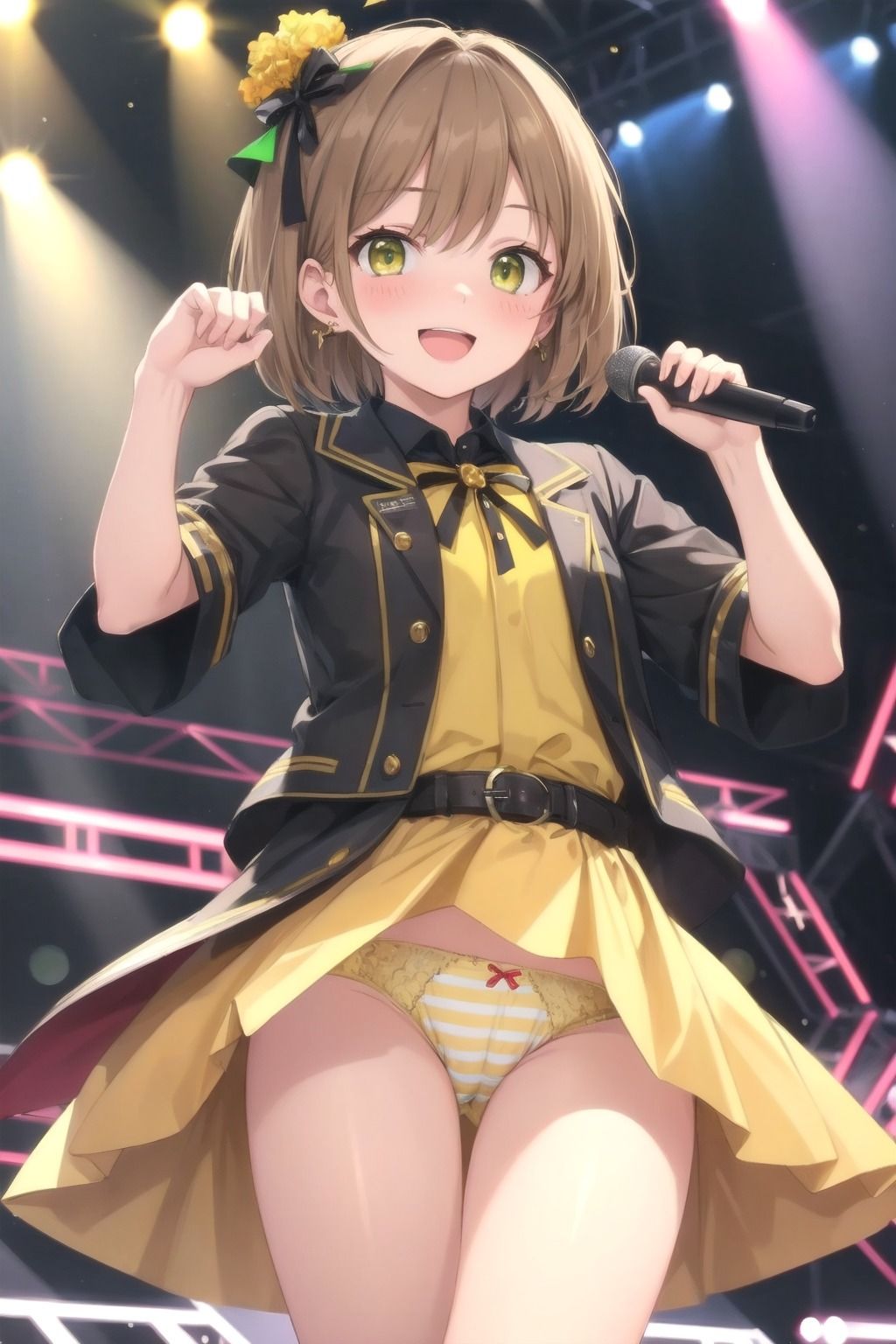 パンチラアイドル！黄衣装編 サンプル7ページ目