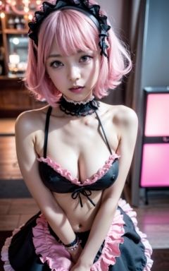 AIグラビア写真集4〜ツンデレメイドにご奉仕されたい〜 サンプル3ページ目