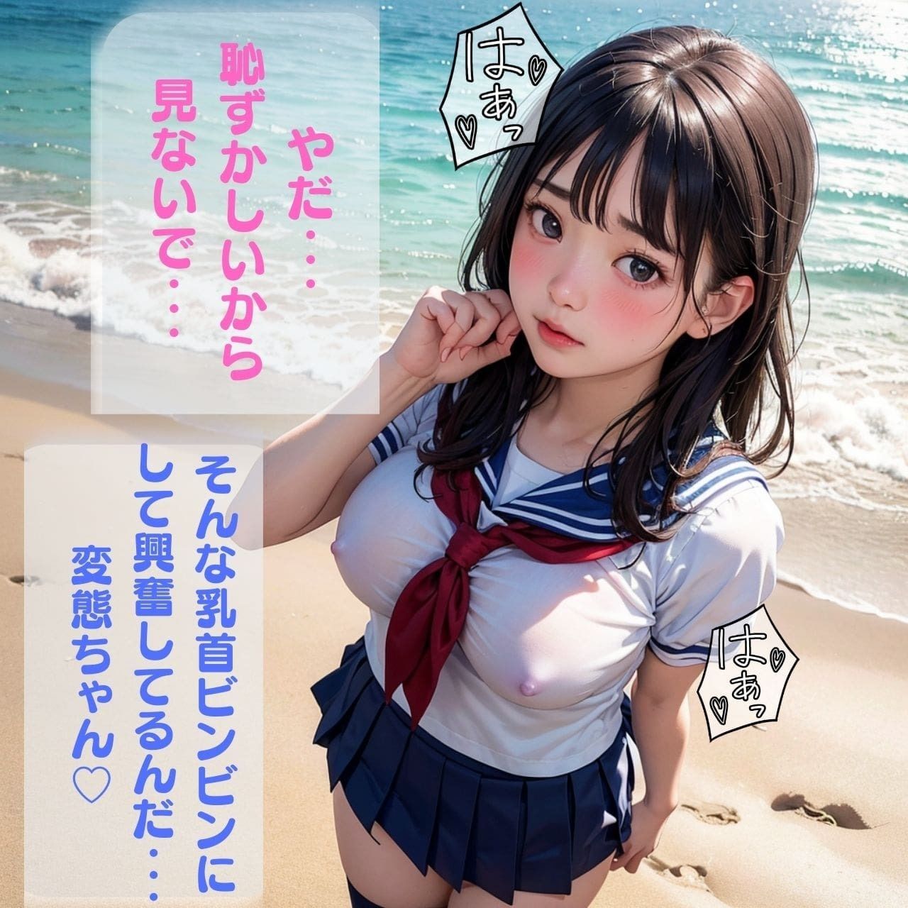いいなり巨乳彼女をハメまくってみた件 サンプル2ページ目