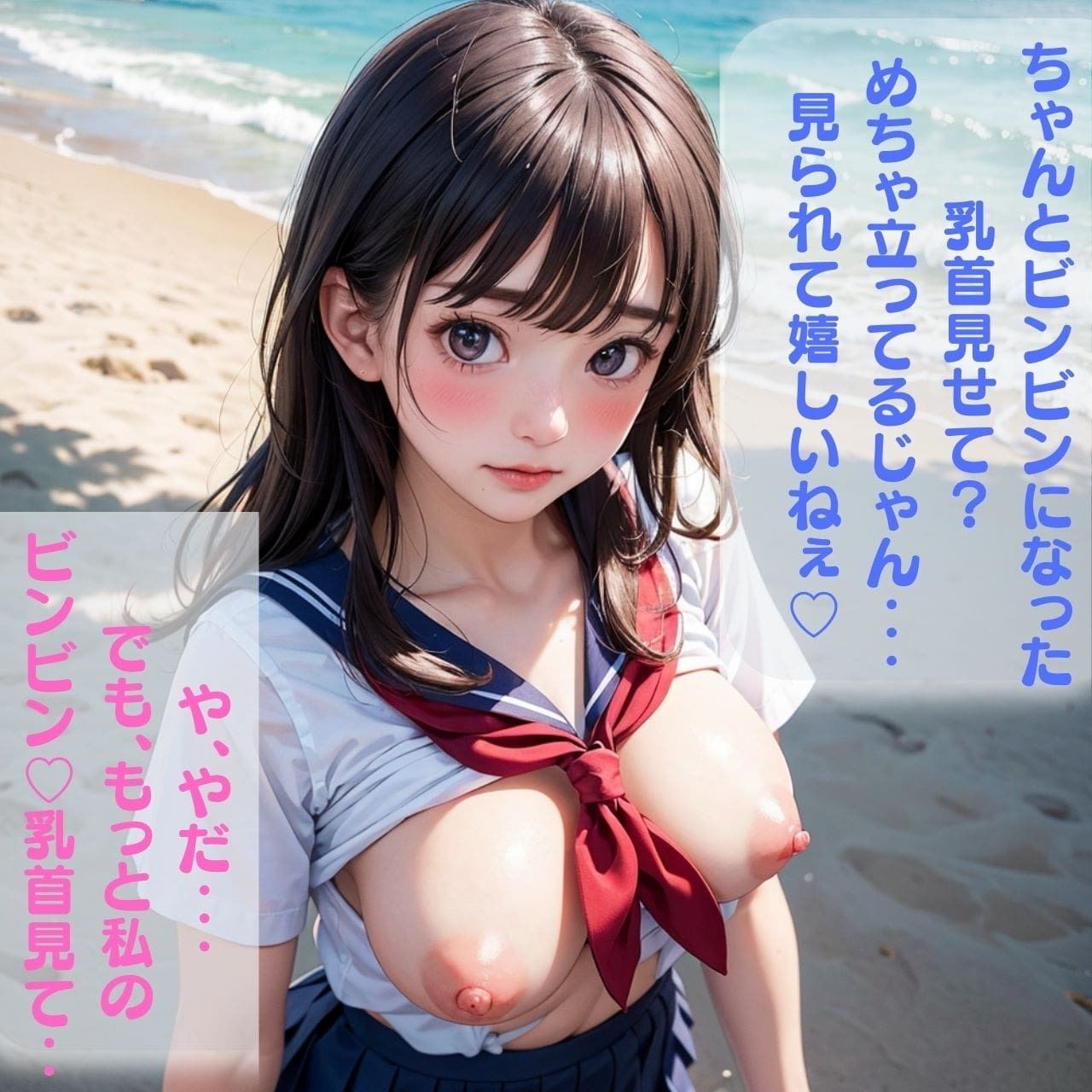 いいなり巨乳彼女をハメまくってみた件 サンプル3ページ目