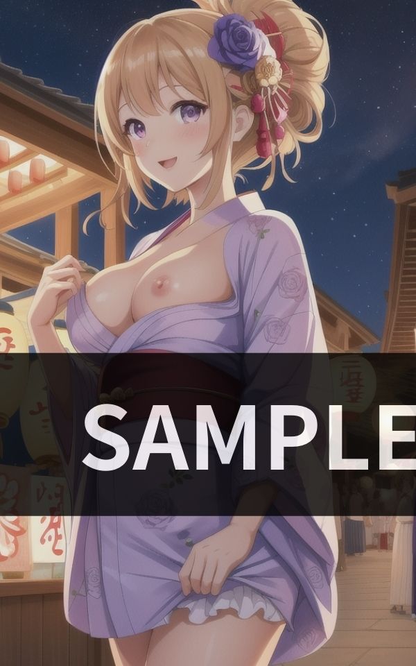 夏祭りにおっぱいを見せてもらいました。 令和の少女は見せてくれます。 サンプル2ページ目