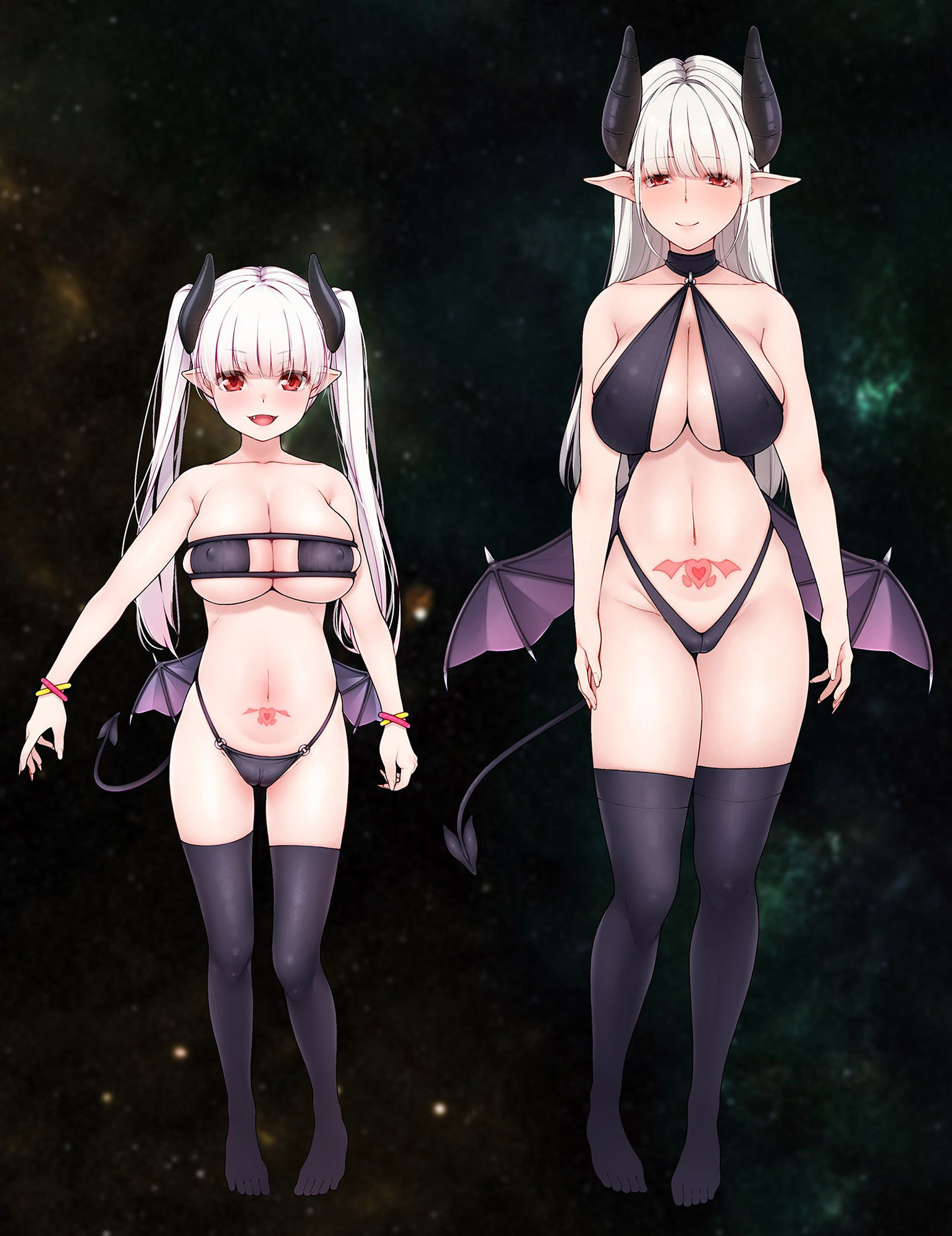 【バイノーラル動画版】淫魔親子搾精レッスン〜今夜も舐めていいですか？〜 サンプル4ページ目