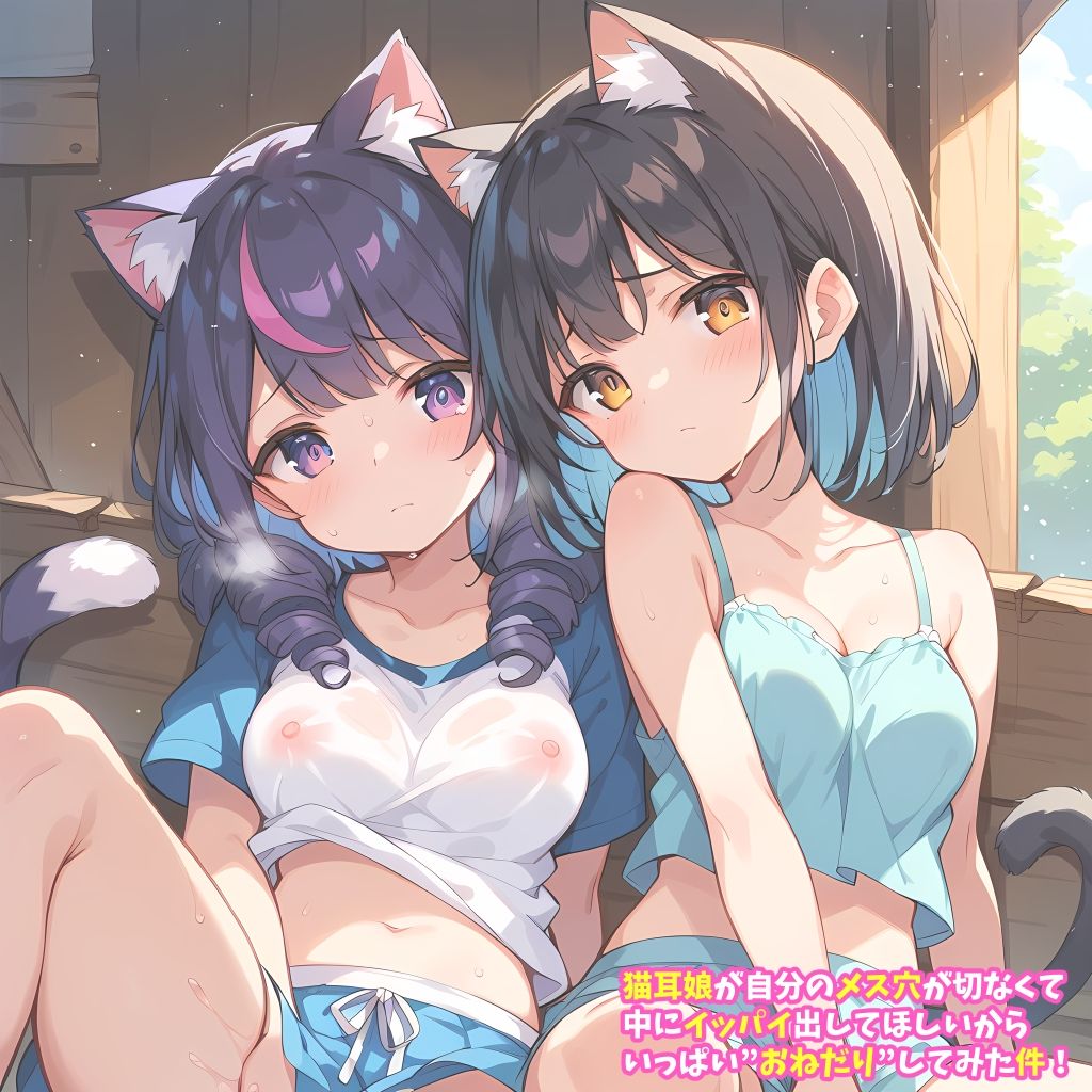 猫耳娘が自分のメス穴が切なくて中にイッパイ出してほしいからいっぱいおねだりしてみた件！ 高画質CG＆オマケVOICE付動画 サンプル3ページ目