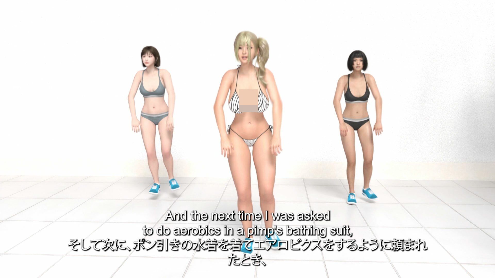 廻里のエアロビクス＃002-English［変態ニュースジャパンの1コーナー］ サンプル2ページ目