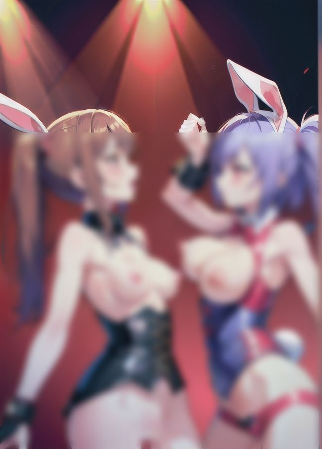 キャットファイト！「リングの上で闘うバニーガール」 サンプル3ページ目