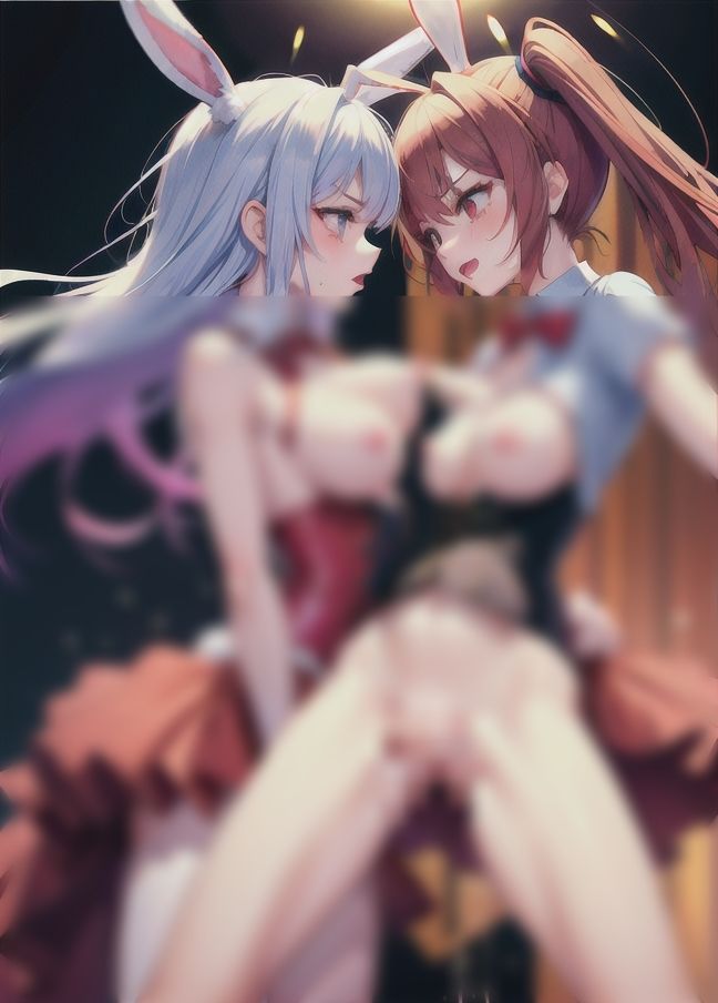 キャットファイト！「リングの上で闘うバニーガール」 サンプル7ページ目