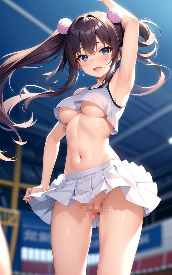 チアガールのスカートの中がぱいぱんだった件2 サンプル1ページ目