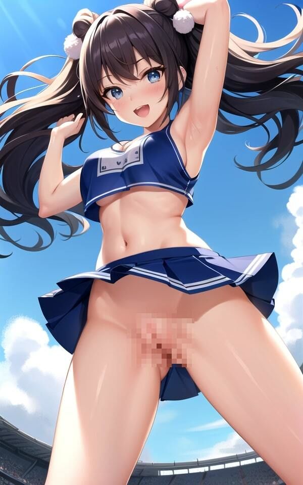 チアガールのスカートの中がぱいぱんだった件2 サンプル3ページ目