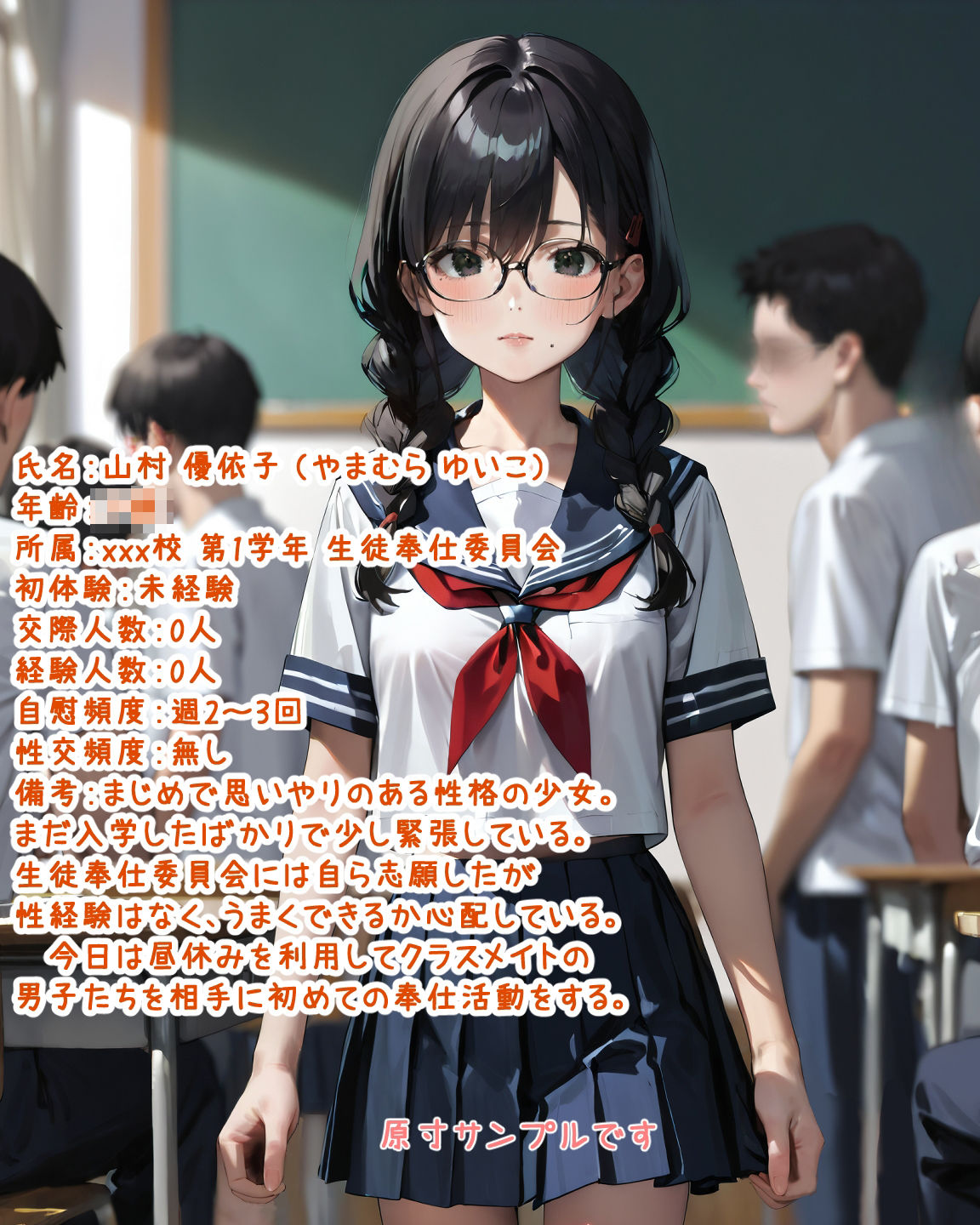 みんなの委員長 〜3年間の記録〜 サンプル1ページ目
