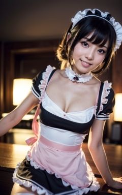 AIグラビア写真集5〜メイドコスプレ〜 サンプル2ページ目