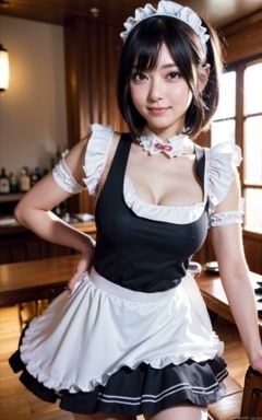 AIグラビア写真集5〜メイドコスプレ〜 サンプル7ページ目