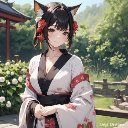 猫耳きものがーる サンプル1ページ目