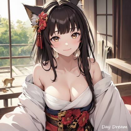 猫耳きものがーる サンプル4ページ目