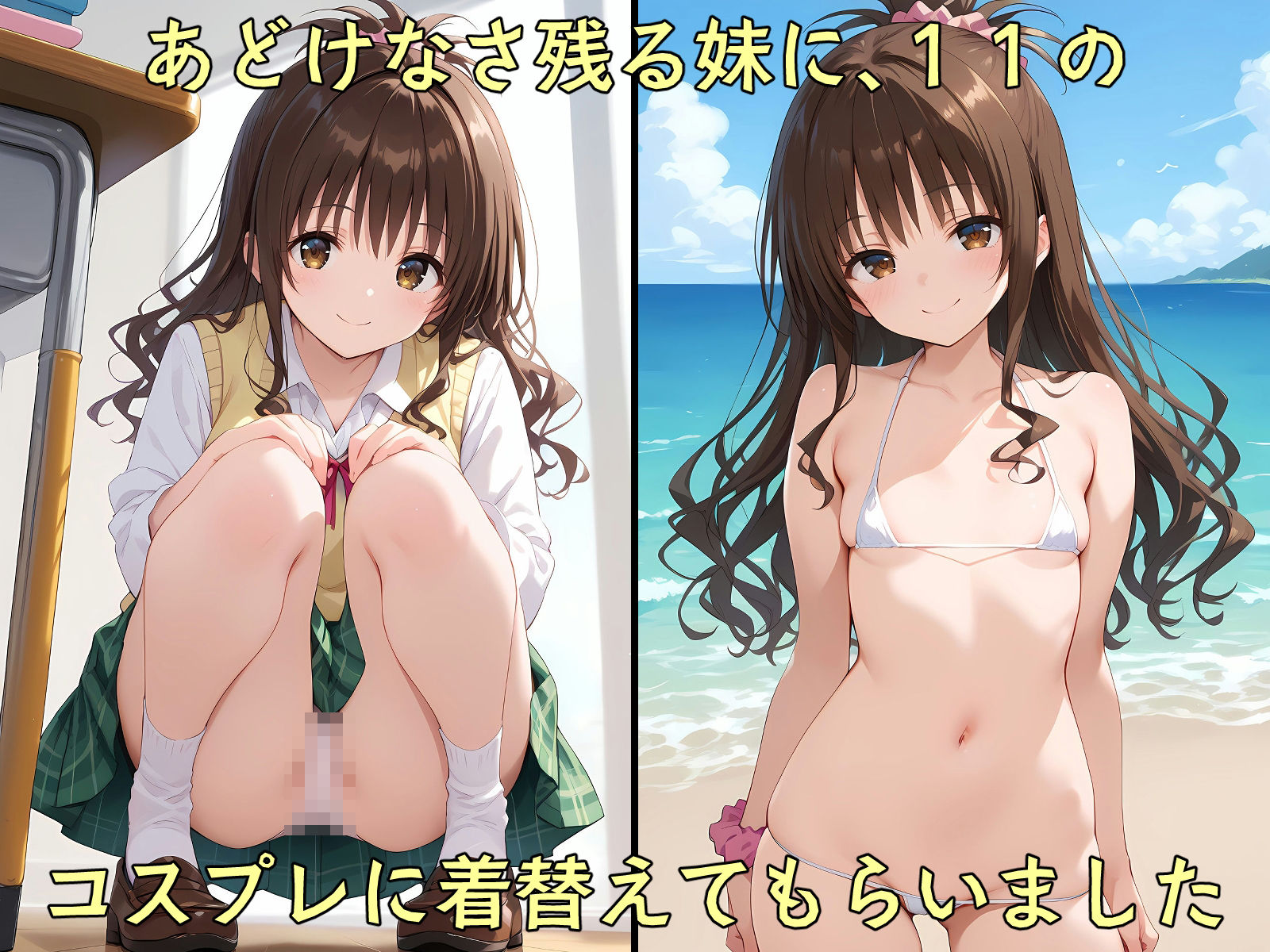 結〇美柑と11種類のコスプレえっち サンプル1ページ目