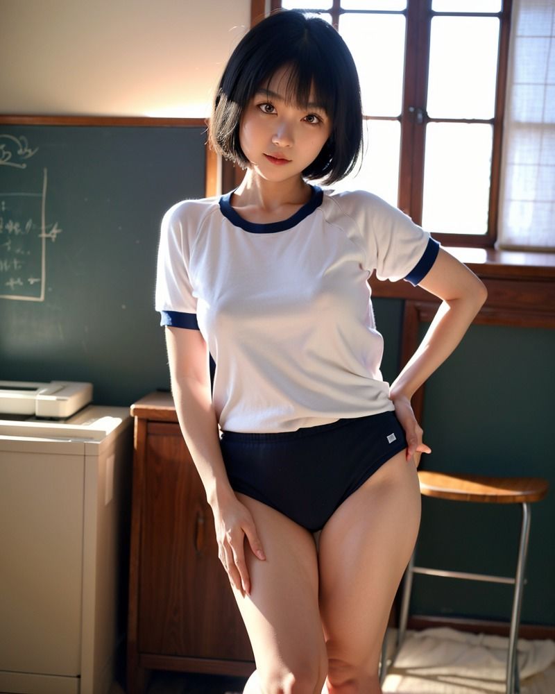 ブルマとおっぱい 実写系AI超リアルCG集（148枚） サンプル1ページ目