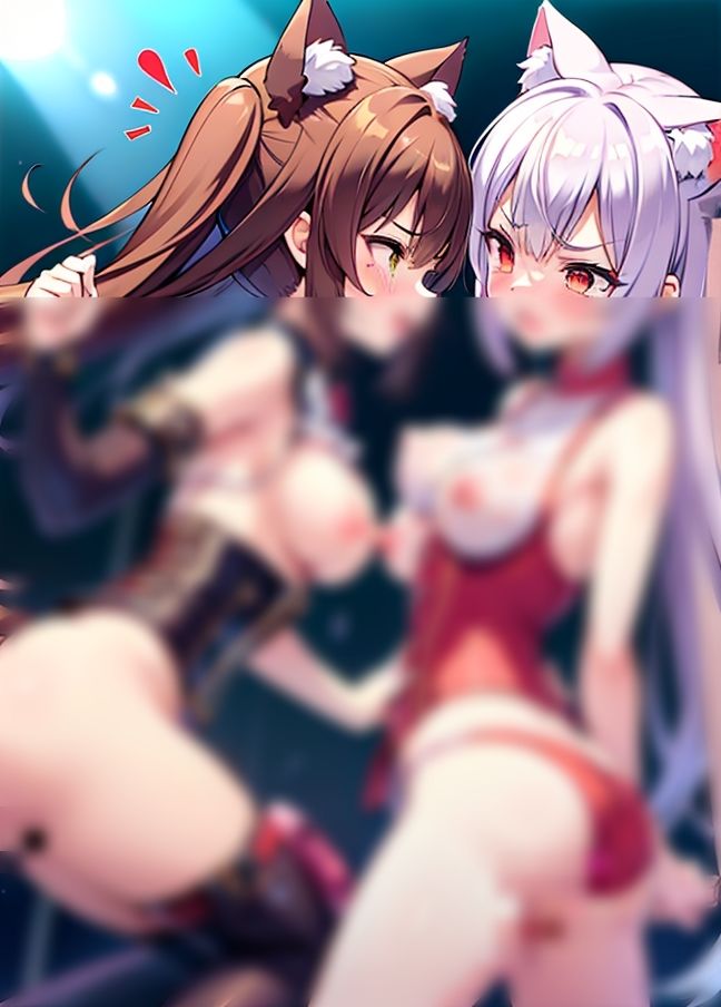 ネコミミ！ケモノミミ！女同士のバトル発生中！ サンプル6ページ目